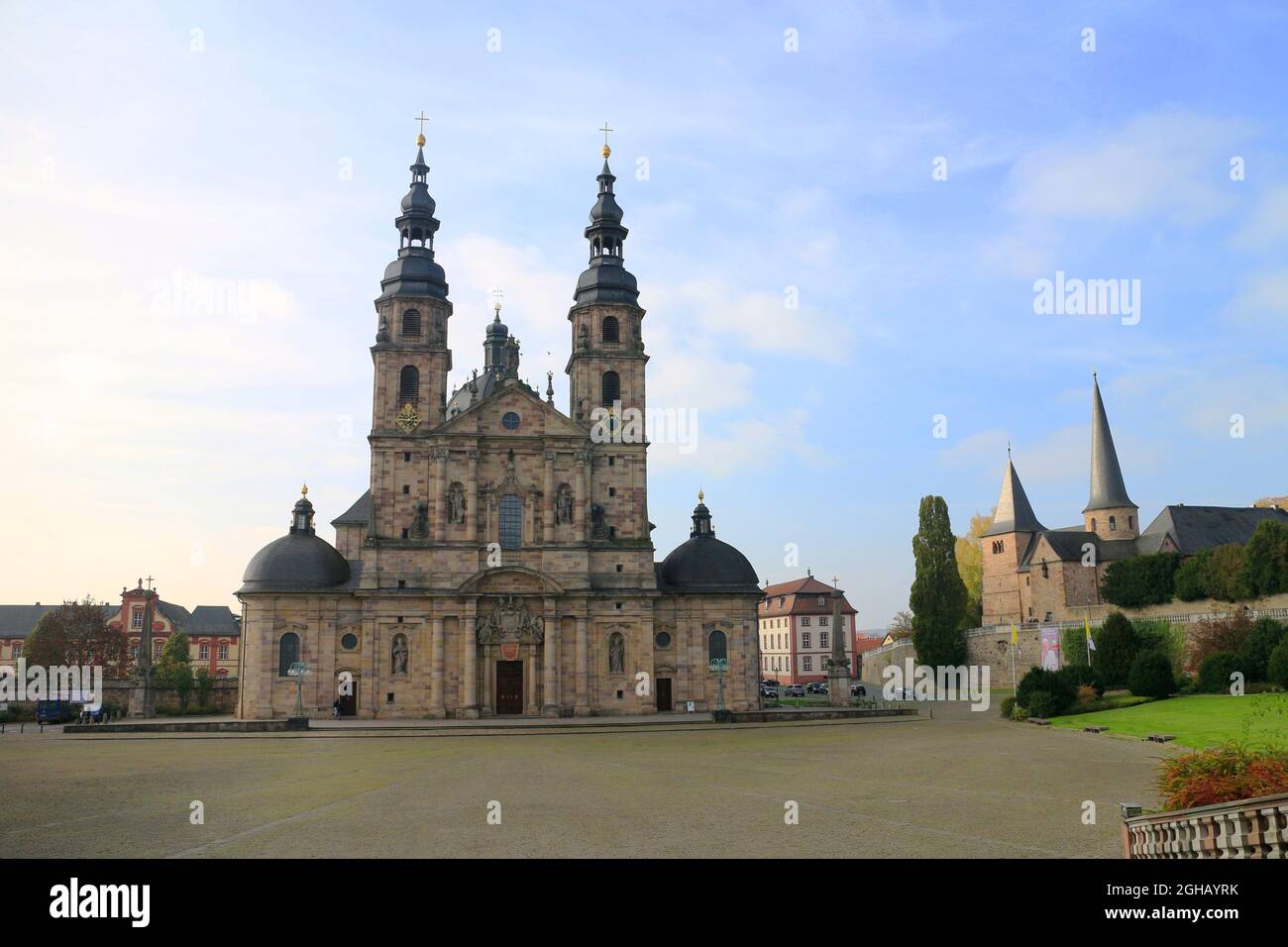 The Basilica in Fulda, Hessen, Germany, Europe Stock Photo Alamy
