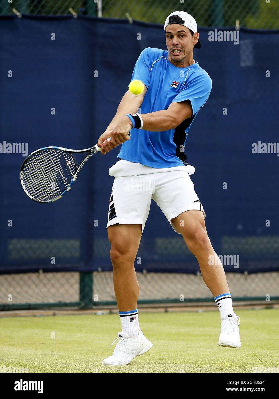 Alex Bolt of Australia during the AEGON Nottingham Open match at the Nottingham Tennis Centre. Picture date: June 12th, 2017. Picture credit should read: Matt McNulty/Sportimage via PA Images Stock Photo