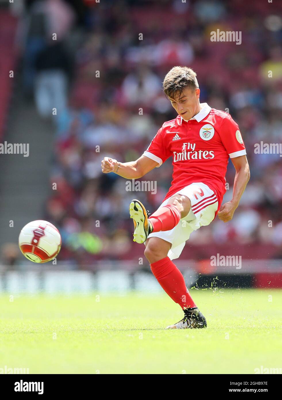 Benfica's Franco Cervi in action during the pre season match at the Emirates Stadium, London. Picture date 30th July 2017. Picture credit should read: David Klein/Sportimage via PA Images Stock Photo