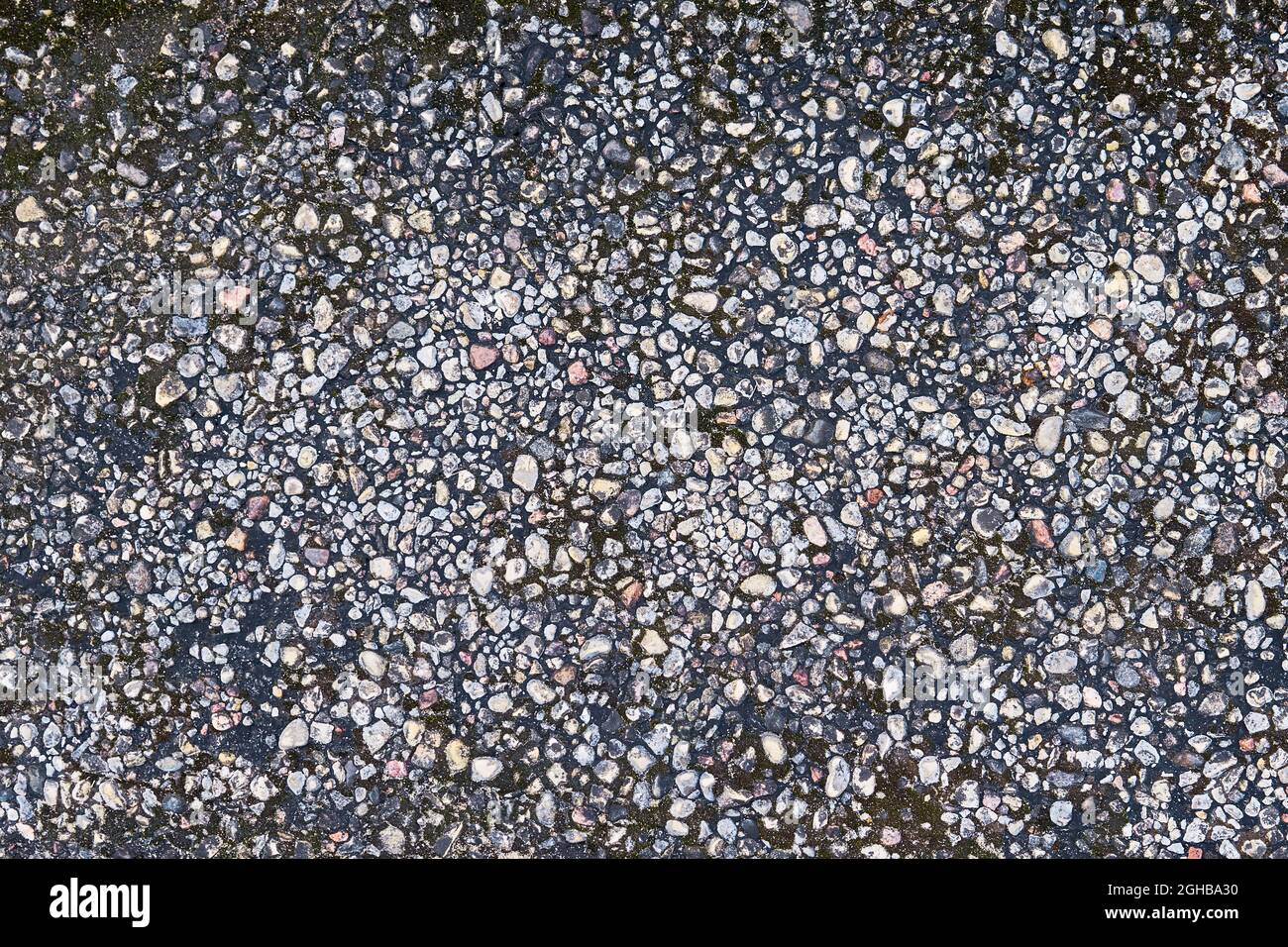 Granite crumb surface Top view, copy space for text Stock Photo