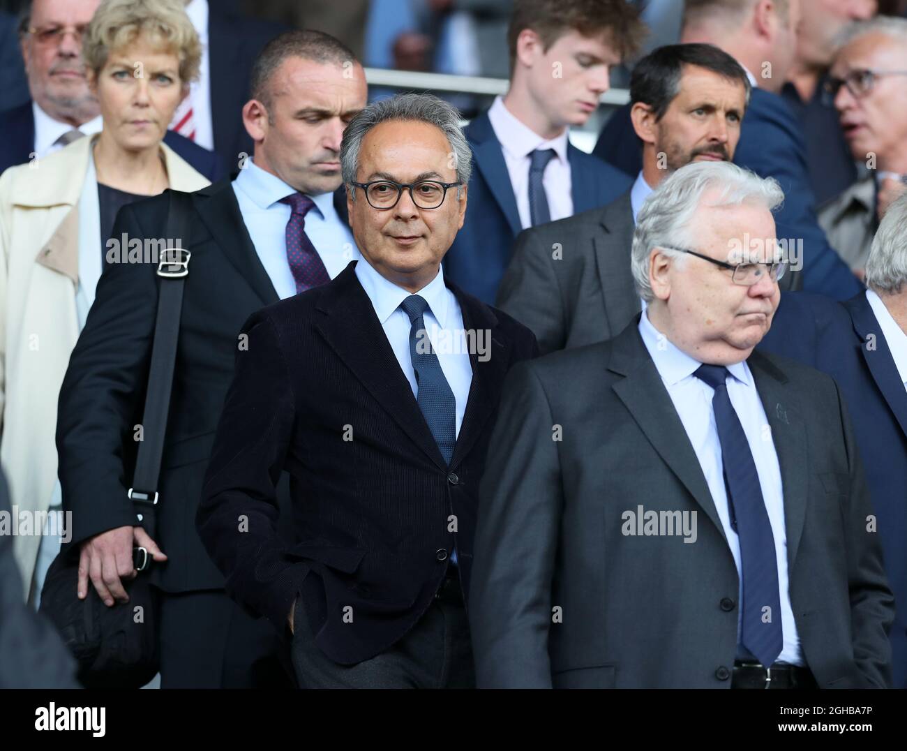 Everton's Farhad Moshiri during the premier league match at Goodison Park, Liverpool. Picture date 12th August 2017. Picture credit should read: David Klein/Sportimage via PA Images Stock Photo