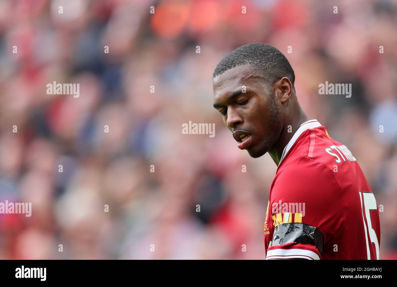 Liverpool's Daniel Sturridge in action during the premier league match at the Anfield Stadium, Liverpool. Picture date 19th August 2017. Picture credit should read: David Klein/Sportimage via PA Images Stock Photo