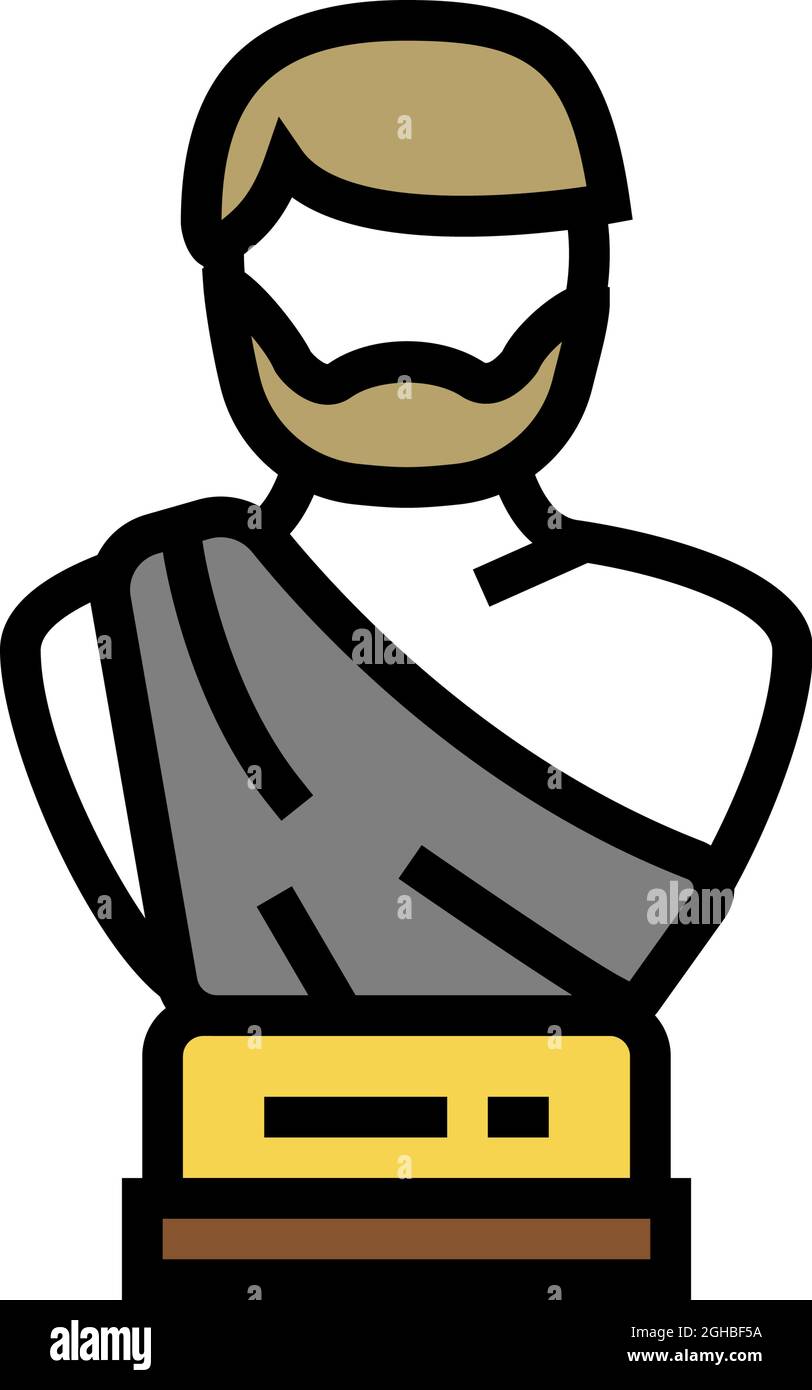 Statue Ancient Rome Color Icon Vector Illustration Stock Vector Image Statue Ancient Rome Color Icon Vector Illustration Stock Vector Image