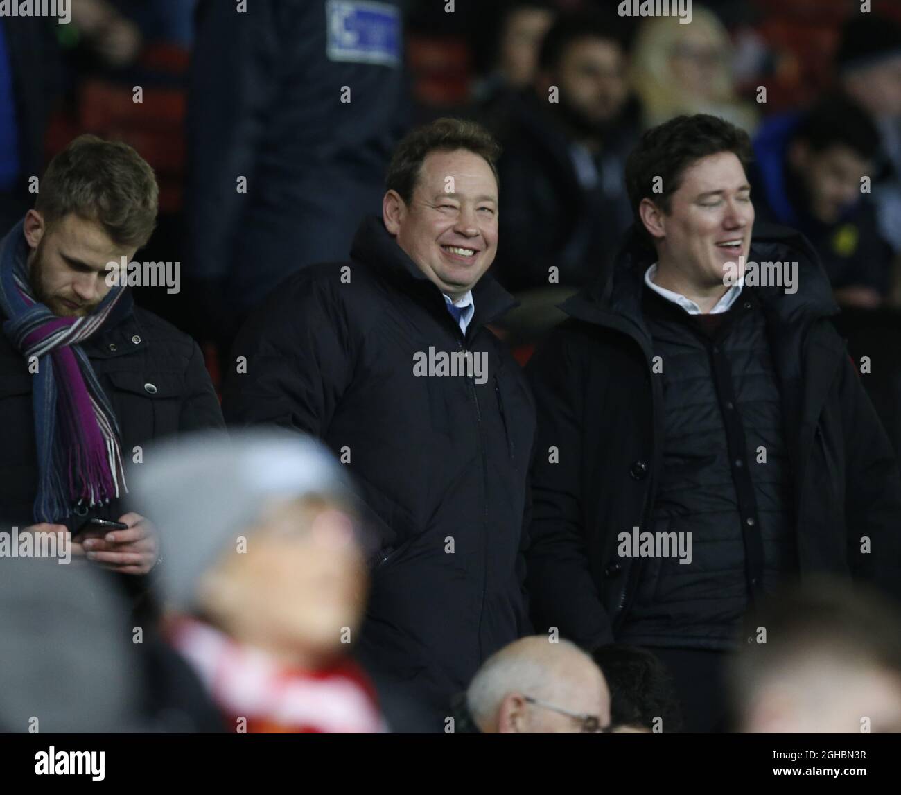 Leonid Slutsky former Hull City manager watches the game during the Champions League Group A match at the Old Trafford, Manchester. Picture date: December 5th 2017. Picture credit should read: Andrew Yates/Sportimage via PA Images Stock Photo