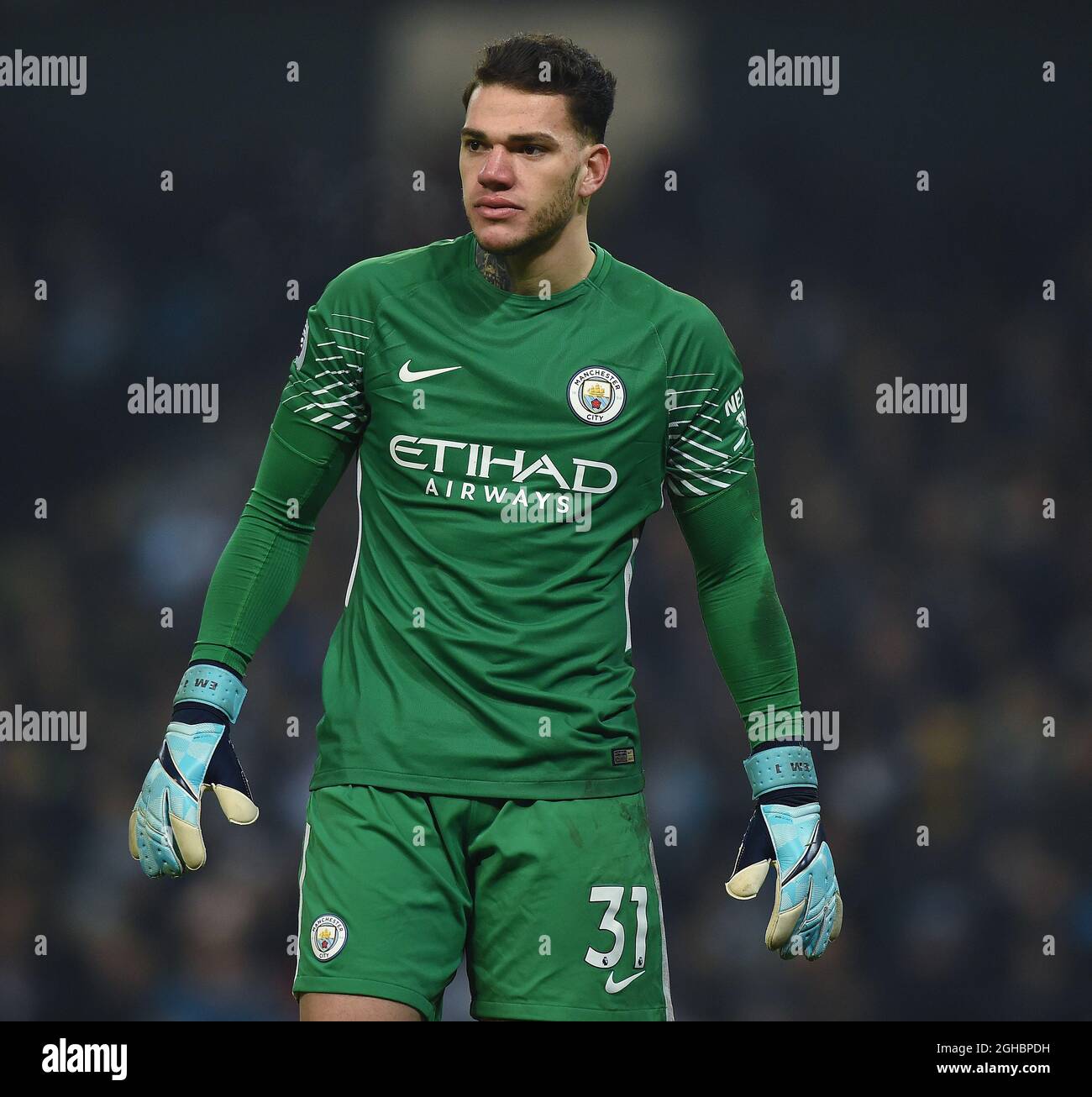 Manchester city goalkeeper ederson hi-res stock photography and images ...
