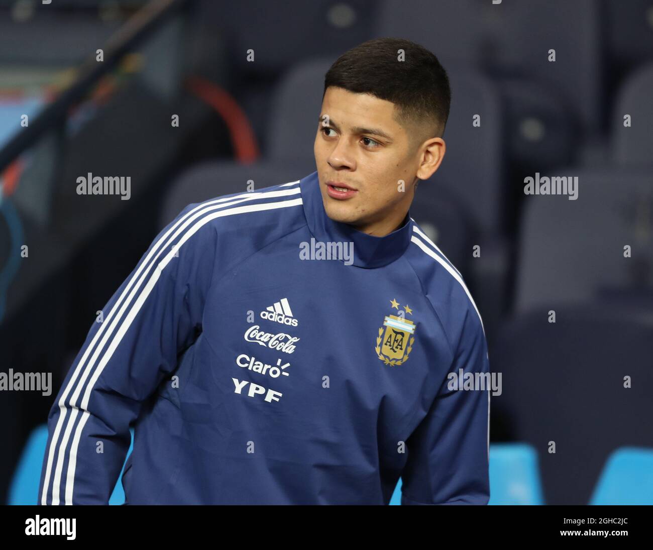 Marcos Rojo of Argentina during the International Friendly match at the Etihad Stadium, Manchester. Picture date: 23rd March 2018. Picture credit should read: Simon Bellis/Sportimage via PA Images Stock Photo