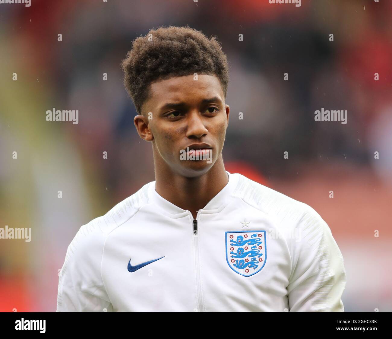 Demarai Gray of England during the Euro U21 Qualifying match at  Bramall Lane Stadium, Sheffield. Picture date: 27th March 2018. Picture credit should read: Simon Bellis/Sportimage via PA Images Stock Photo