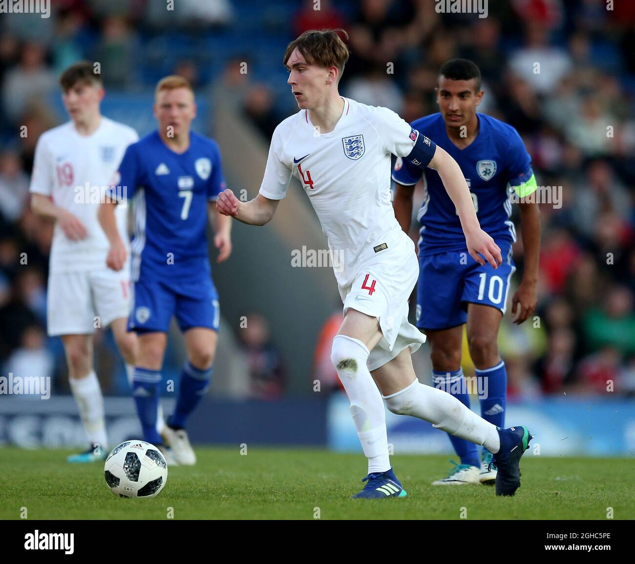 James Garner of England during the group stage match at Proact Stadium