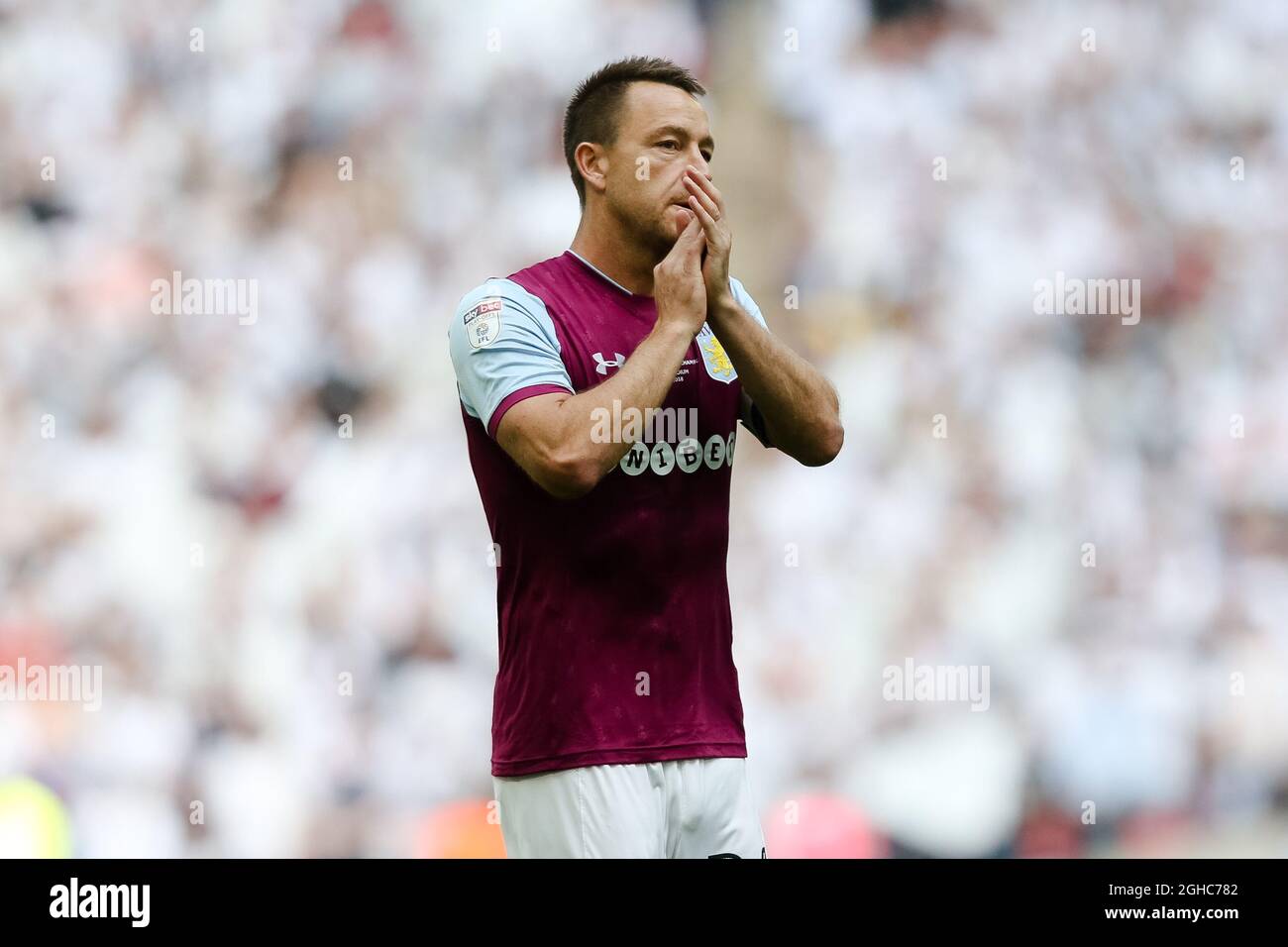 Aston Villa's John Terry during the championship playoff final match at Wembley Stadium, London. Picture date 26th May 2018. Picture credit should read: Charlie Forgham-Bailey/Sportimage via PA Images Stock Photo