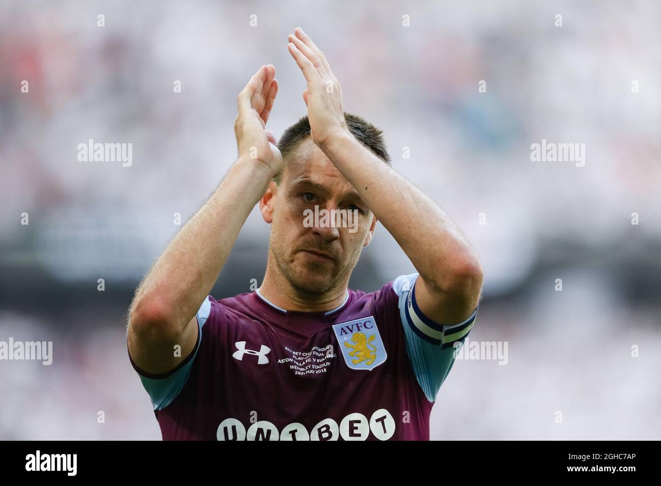 Aston Villa's John Terry after the championship playoff final match at Wembley Stadium, London. Picture date 26th May 2018. Picture credit should read: Charlie Forgham-Bailey/Sportimage via PA Images Stock Photo