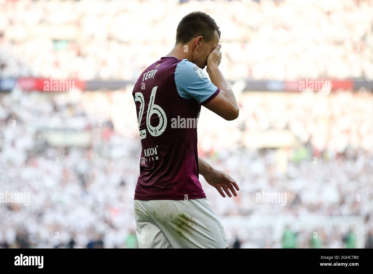 Aston Villa's John Terry after the championship playoff final match at Wembley Stadium, London. Picture date 26th May 2018. Picture credit should read: Charlie Forgham-Bailey/Sportimage via PA Images Stock Photo