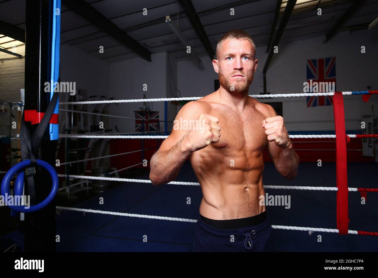 Boxer Terry Flanagan WBO Lightweight Champion of the World during a pre  fight feature shoot at the Finest Boxing Gym, Manchester. Picture date 5th  June 2018. Picture credit should read: Philip Oldham/Sportimage