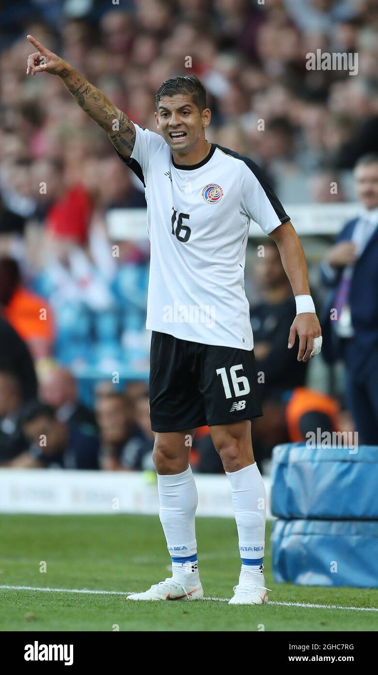 Cristian Gamboa of Costa Rica during the International Friendly match at Elland Road Stadium, Leeds. Picture date 7th June 2018. Picture credit should read: Simon Bellis/Sportimage via PA Images Stock Photo