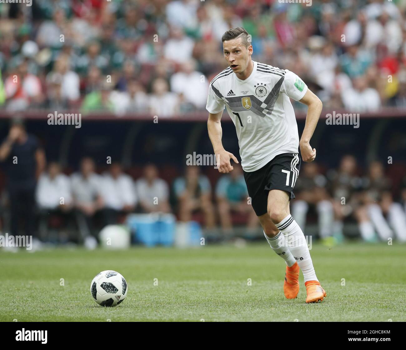 Germany's Julian Draxler in action during the FIFA World Cup 2018 Group F match at the Luzhniki Stadium, Moscow. Picture date 17th June 2018. Picture credit should read: David Klein/Sportimage via PA Images Stock Photo
