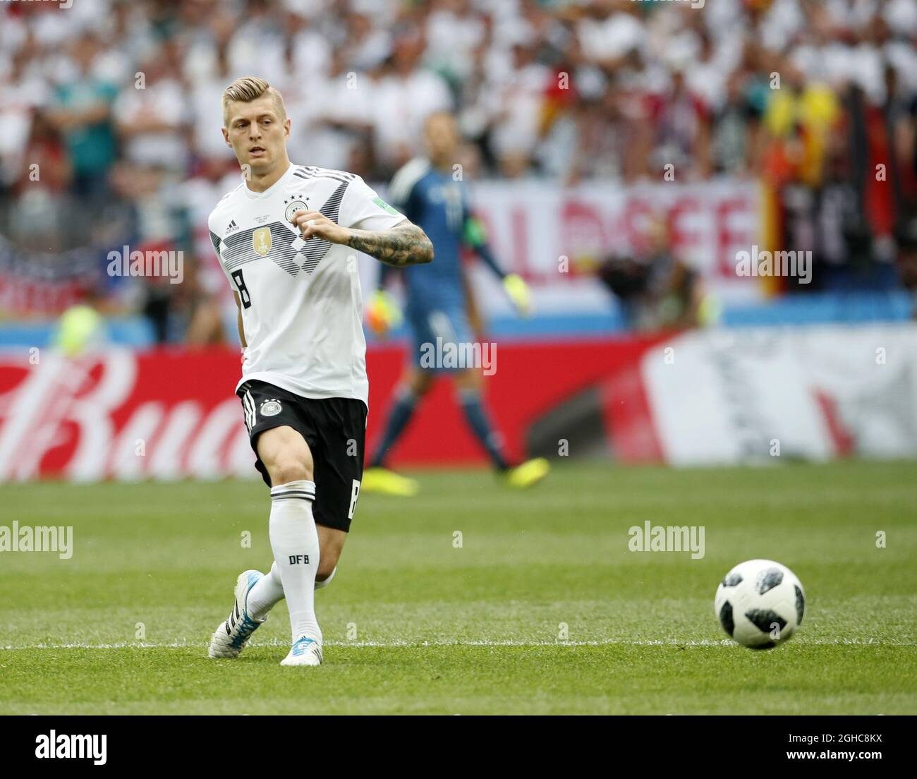 Germany's Toni Kroos in action during the FIFA World Cup 2018 Group F match at the Luzhniki Stadium, Moscow. Picture date 17th June 2018. Picture credit should read: David Klein/Sportimage via PA Images Stock Photo