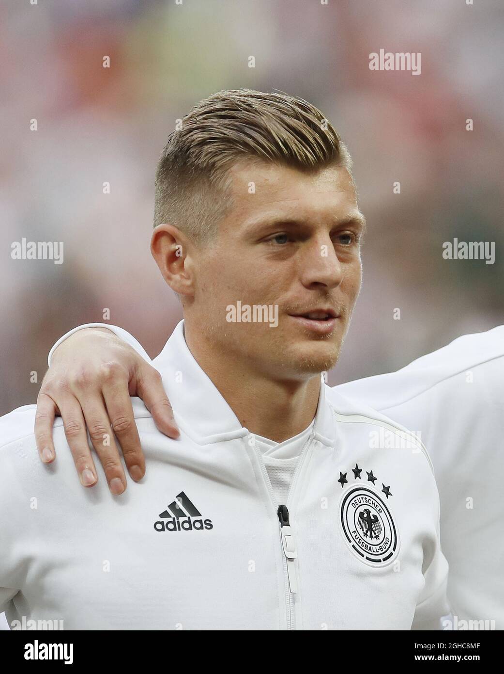 Germany's Toni Kroos during the FIFA World Cup 2018 Group F match at the Luzhniki Stadium, Moscow. Picture date 17th June 2018. Picture credit should read: David Klein/Sportimage via PA Images Stock Photo