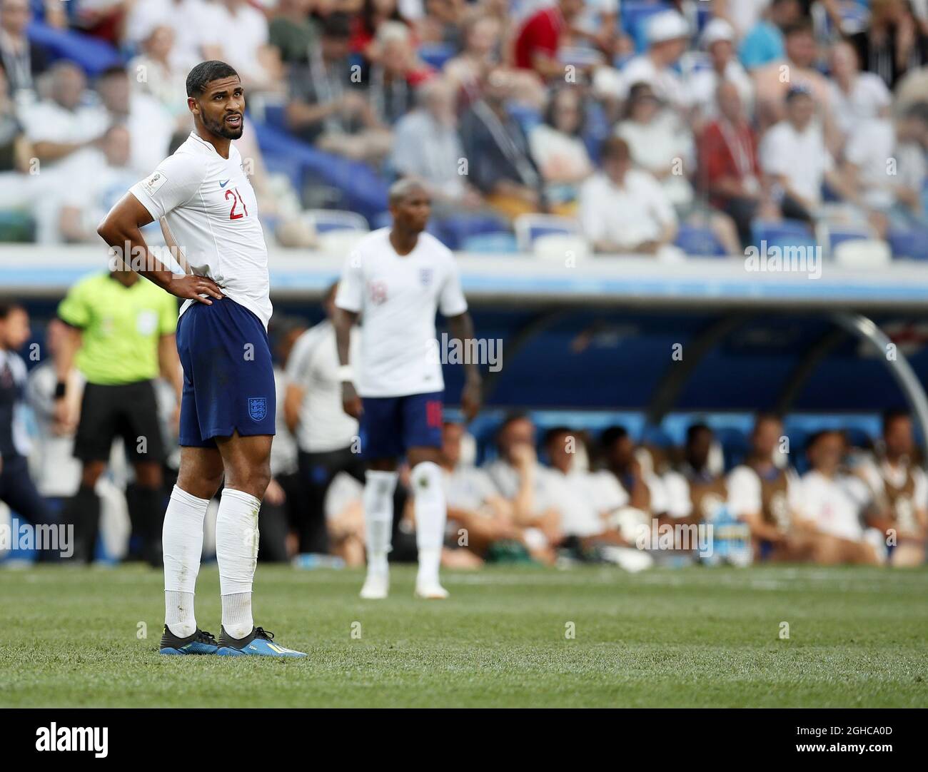 England's Ruben Loftus-Cheek in action during the FIFA World Cup 2018 ...