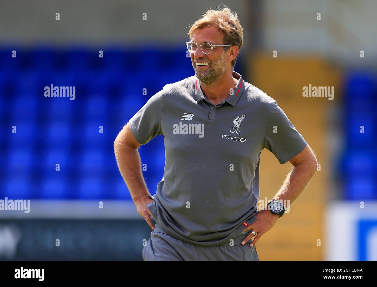 Liverpool head coach Jurgen Klopp during the pre season match at the Swansway Chester Stadium