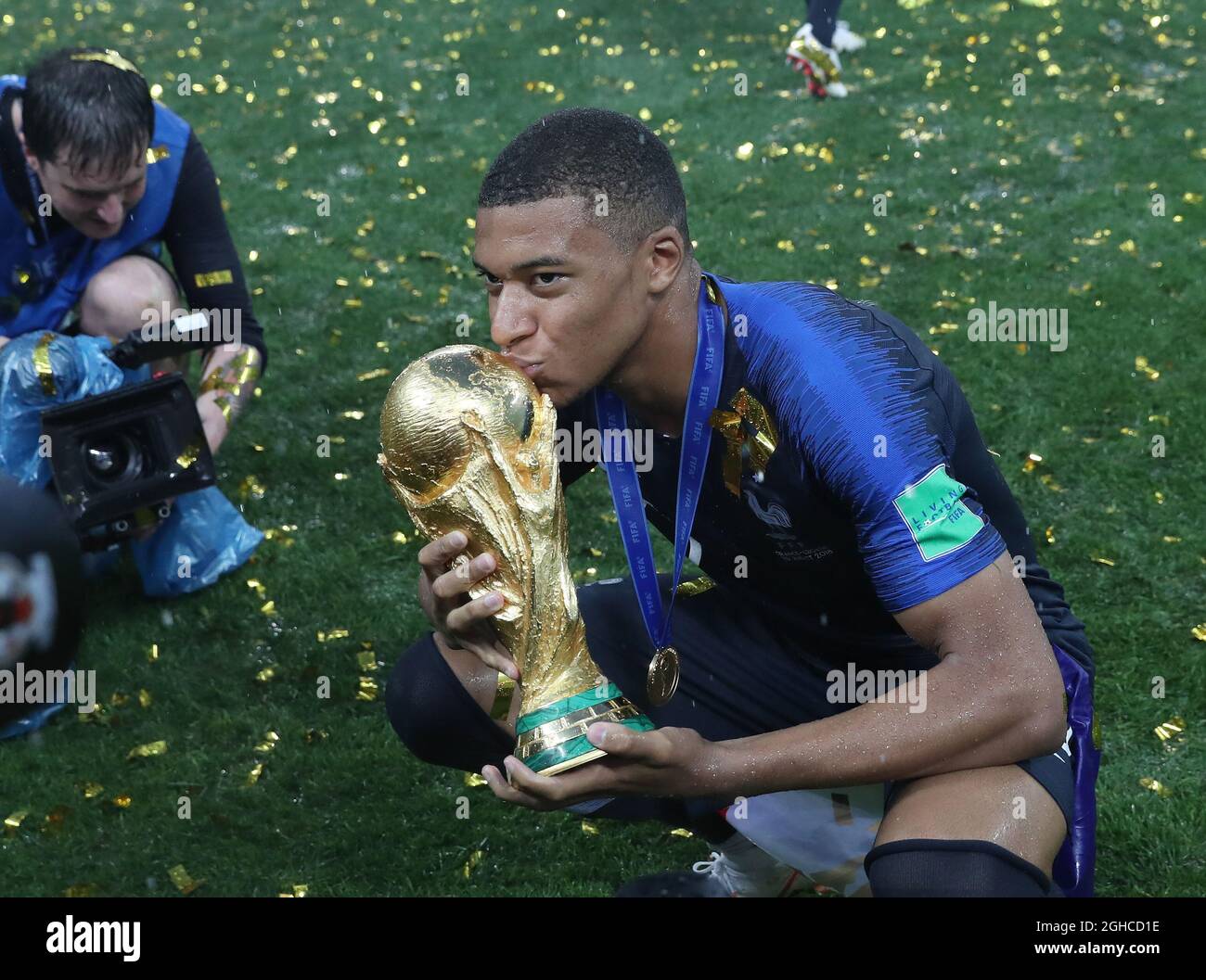 World Cup Final 2018 Trophy Mbappe Hi res Stock Photography And Images 