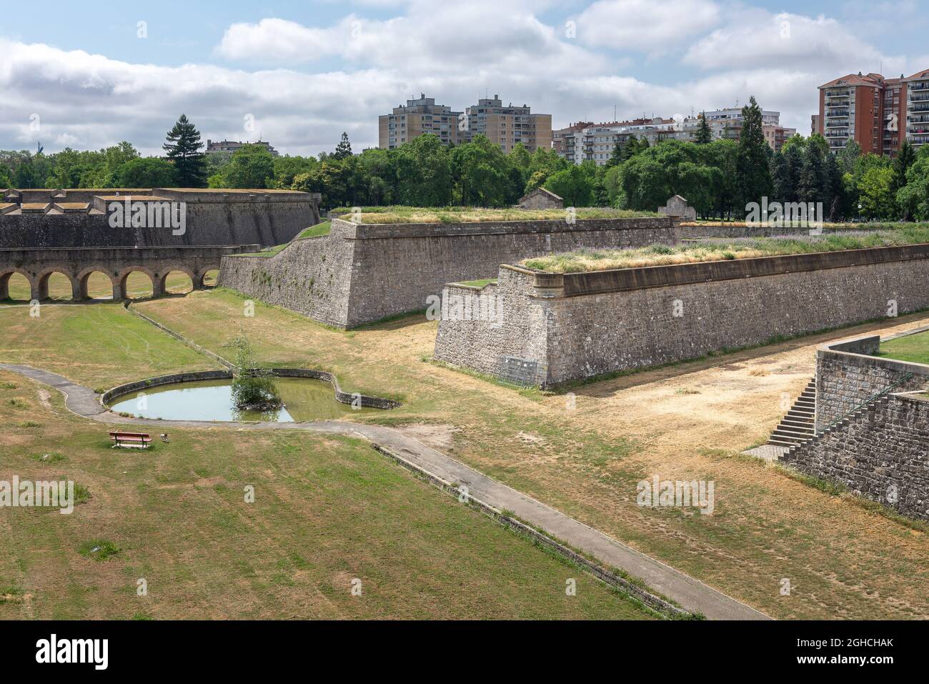 Citadel of Pamplona, Navarre, Spain Stock Photo