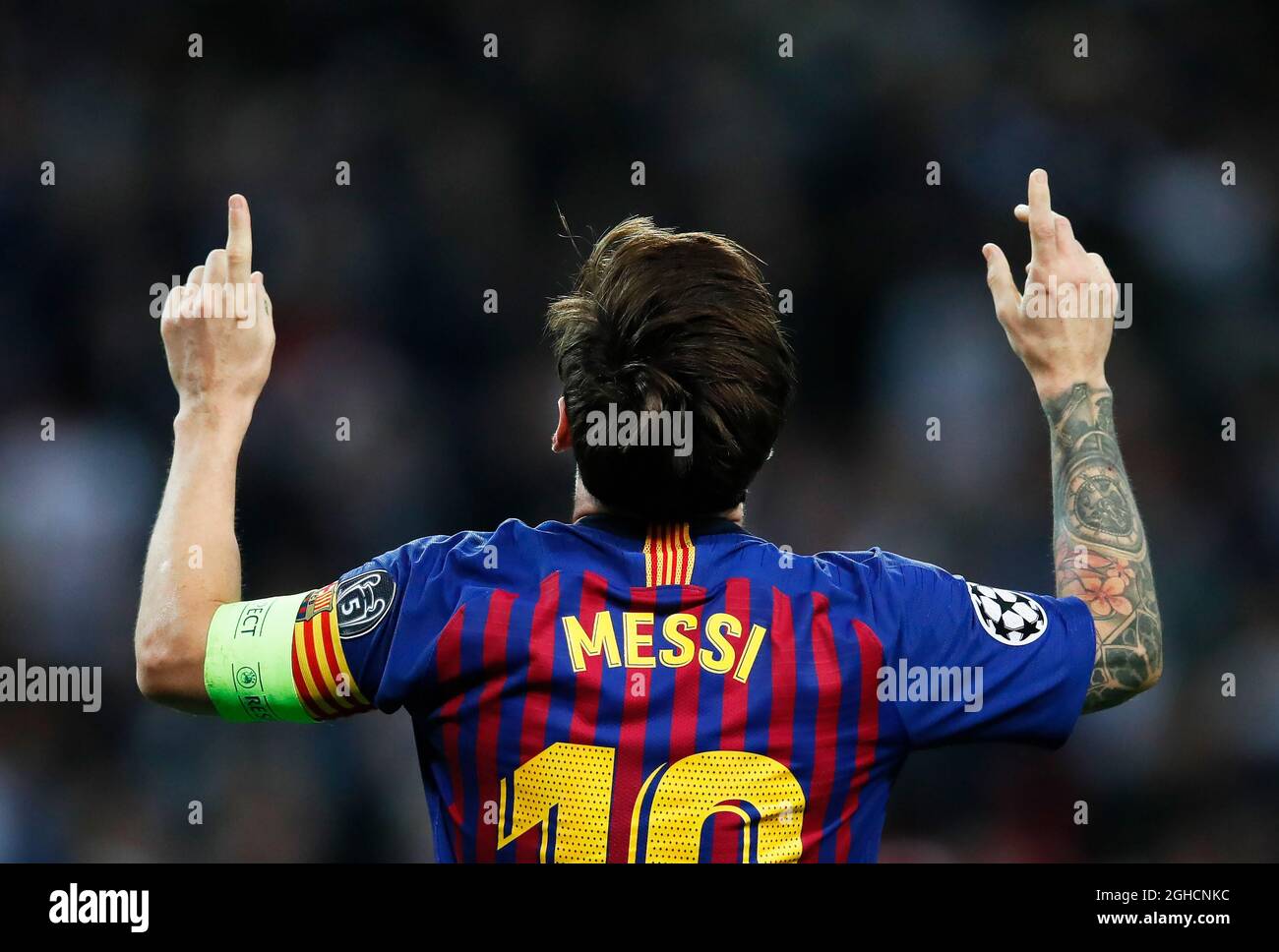 Barcelonas lionel messi hi-res stock photography and images