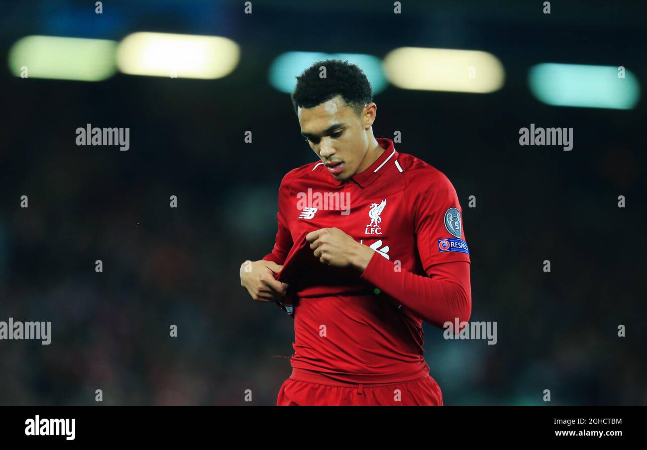 Liverpool's Trent Alexander-Arnold during the UEFA Champions League ...