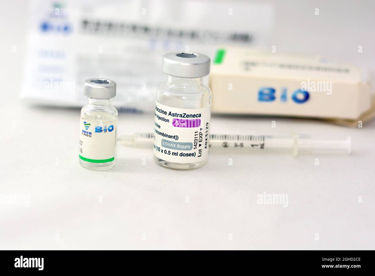 Covid19 AstraZeneca Vaccine multi dose vial Versus Sinopharm COVID19