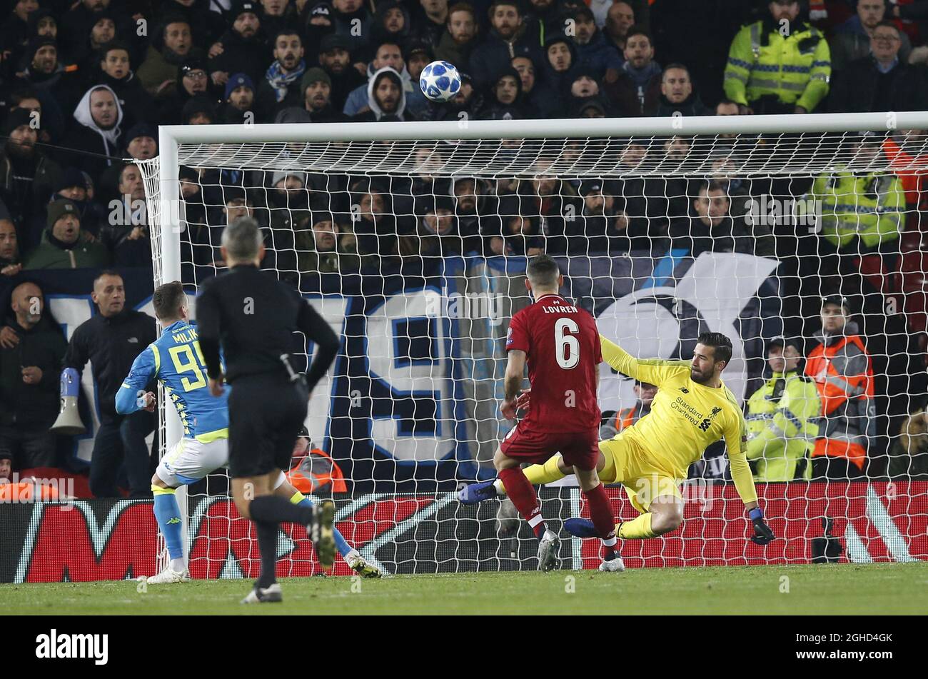 Alisson becker save napoli hi-res stock photography and images - Alamy