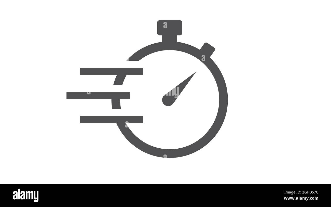 Stopwatch Timer icon. Vector isolated editable illustration Stock
