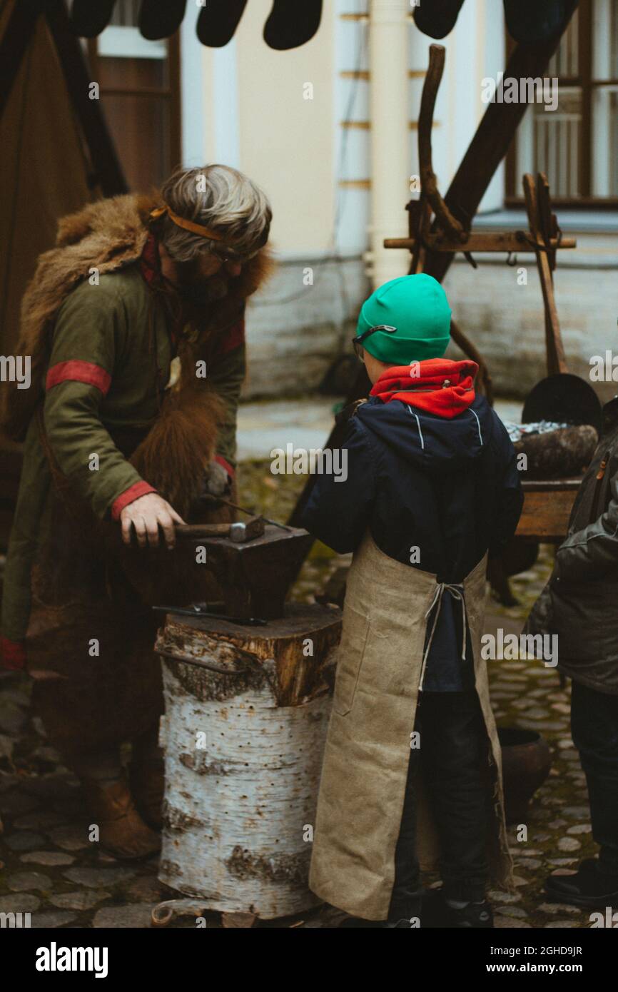Boy apprentice hi-res stock photography and images - Alamy