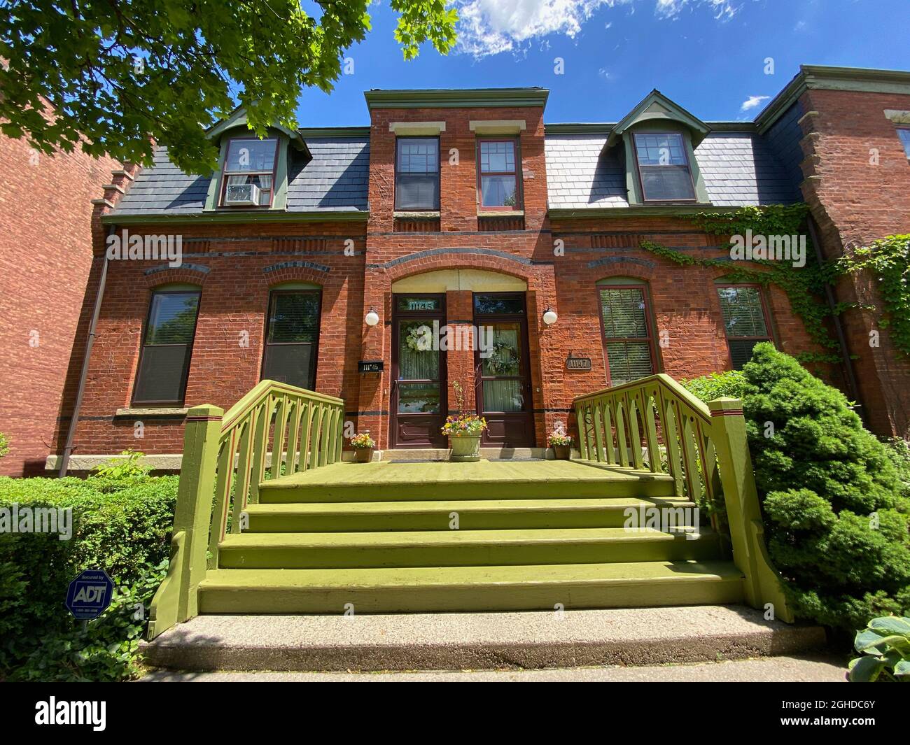 Chicago, Illinois, USA. 26th May, 2021. Company housing in the Pullman