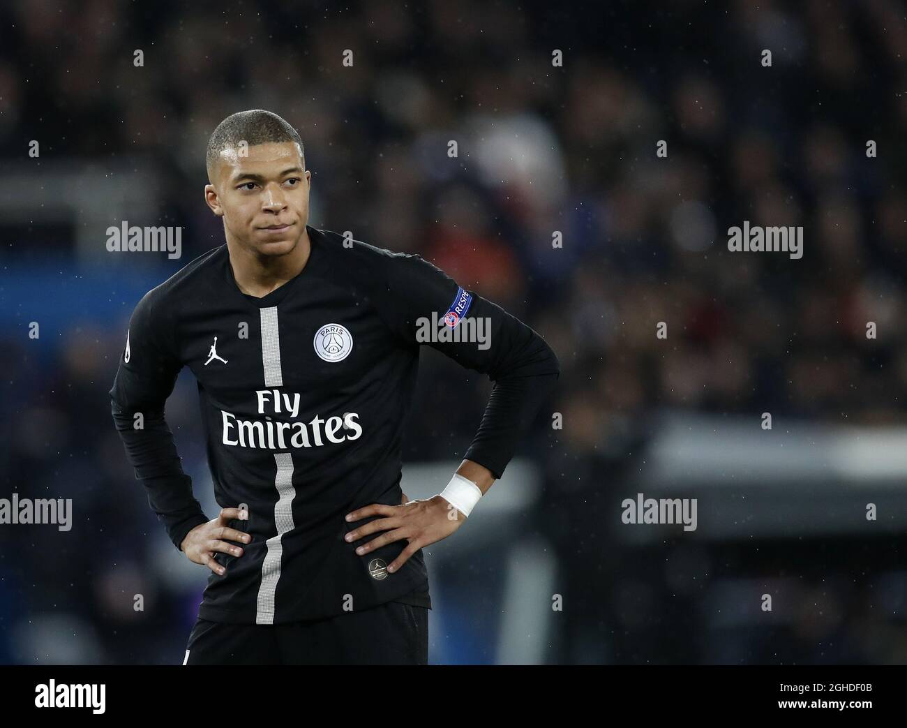 Psg S Kylian Mbappe During The Uefa Champions League Round Of Sixteen Match At The Parc Des Princes Stadium Paris Picture Date 6th March 19 Picture Credit Should Read David Klein Sportimage Via Pa