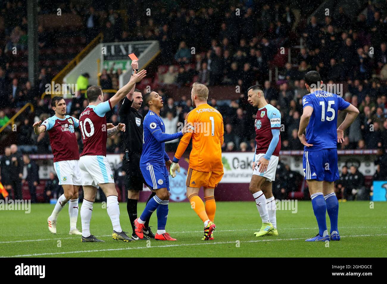 For Which He Is Shown A Straight Red Card Hi res Stock Photography And 