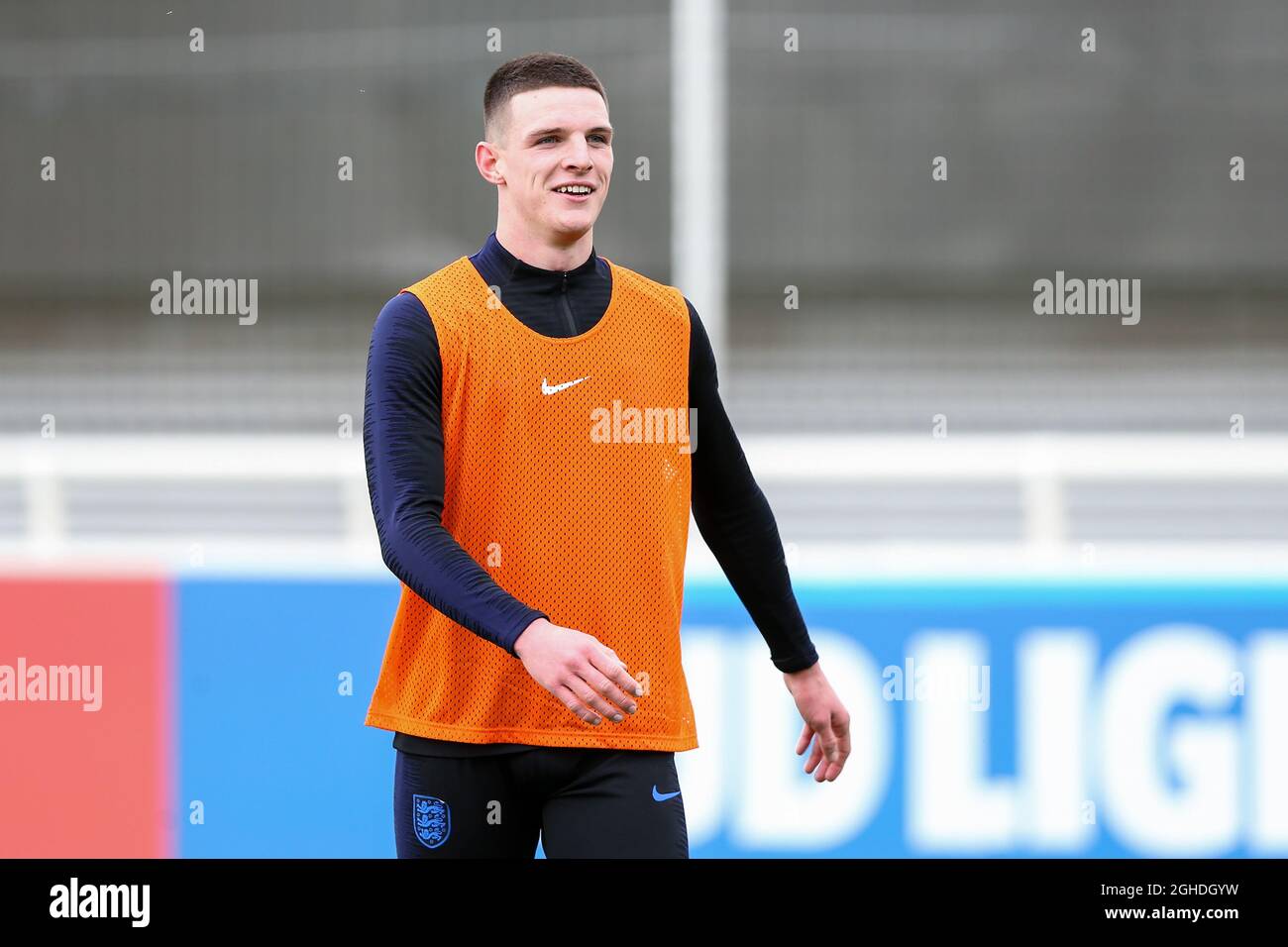 Declan rice england training hi-res stock photography and images - Alamy