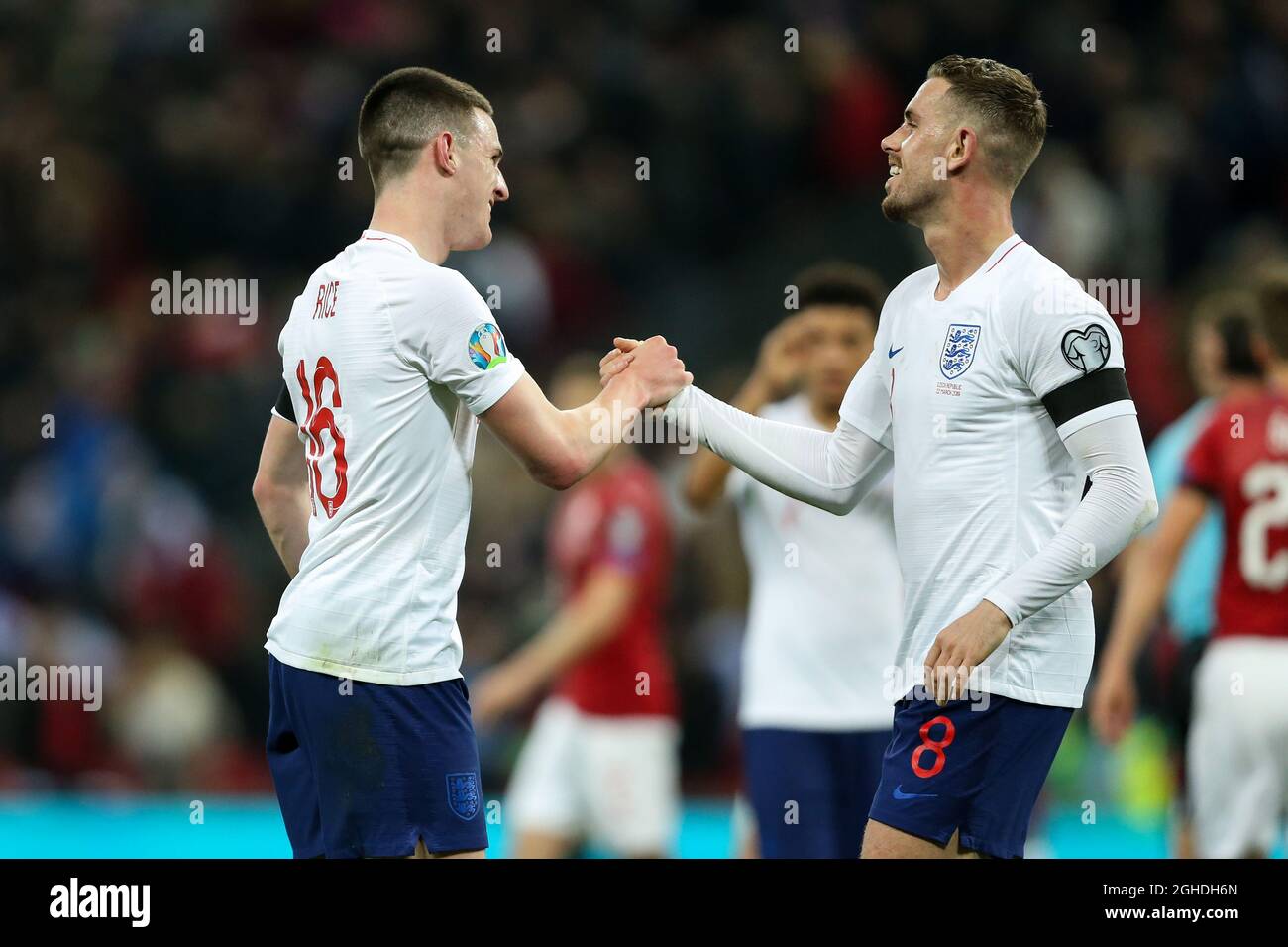 Jordan Rice Declan Declan rice jordan henderson hi-res stock photography and images - Alamy