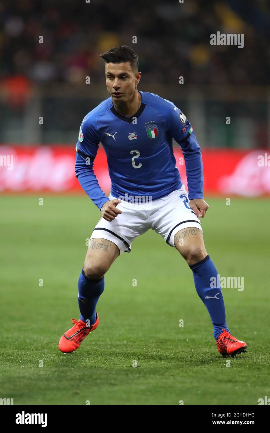 Armando Izzo Of Italy During The Uefa Euro Qualifying Group J Match At The Ennio Tardini Stadium Parma Italy Picture Date 26th March 19 Picture Credit Should Read Jonathan Moscrop Sportimage Via