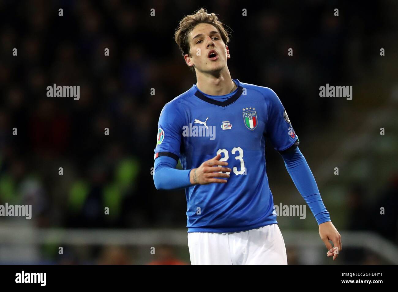 Nicolo Zaniolo Of Italy During The Uefa Euro Qualifying Group J Match At The Ennio Tardini Stadium Parma Italy Picture Date 26th March 19 Picture Credit Should Read Jonathan Moscrop Sportimage Via Nicolo Zaniolo Of Italy During The Uefa Euro Qualifying Group J Match At The Ennio Tardini Stadium Parma Italy Picture Date 26th March 19 Picture Credit Should Read Jonathan Moscrop Sportimage Via