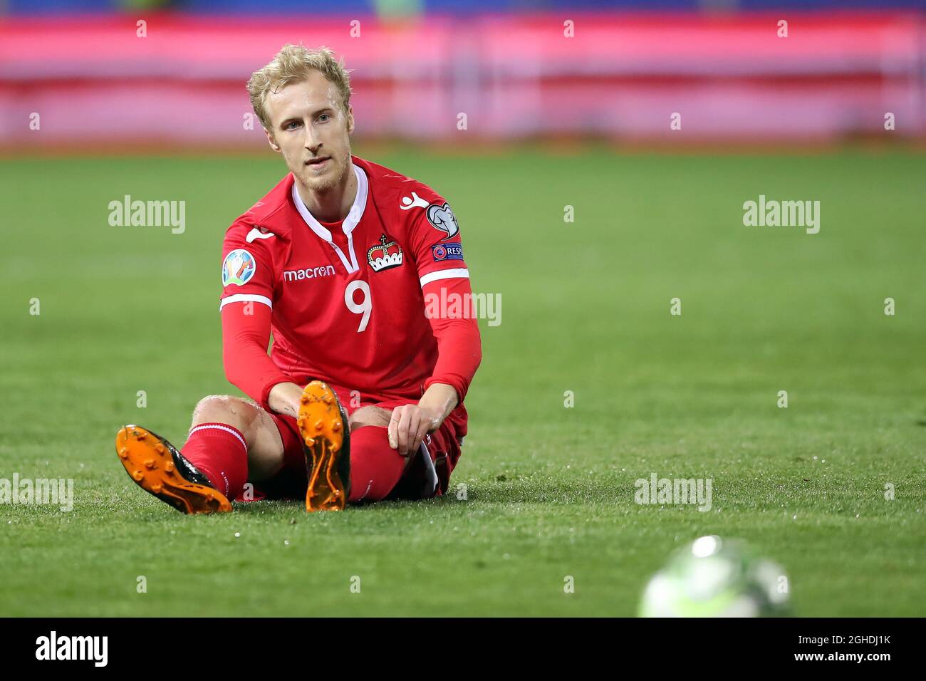 Simon Kuhne Of Liechtenstein During The Uefa Euro Qualifying Group J Match At The Ennio Tardini Stadium Parma Italy Picture Date 26th March 19 Picture Credit Should Read Jonathan Moscrop Sportimage Via Simon Kuhne Of Liechtenstein During The Uefa Euro Qualifying Group J Match At The Ennio Tardini Stadium Parma Italy Picture Date 26th March 19 Picture Credit Should Read Jonathan Moscrop Sportimage Via