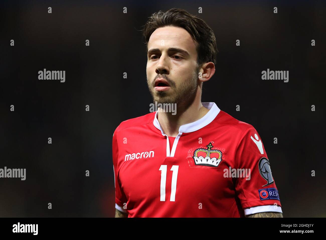 Dennis Salanovic Of Liechtenstein During The Uefa Euro Qualifying Group J Match At The Ennio Tardini Stadium Parma Italy Picture Date 26th March 19 Picture Credit Should Read Jonathan Moscrop Sportimage Via Dennis Salanovic Of Liechtenstein During The Uefa Euro Qualifying Group J Match At The Ennio Tardini Stadium Parma Italy Picture Date 26th March 19 Picture Credit Should Read Jonathan Moscrop Sportimage Via