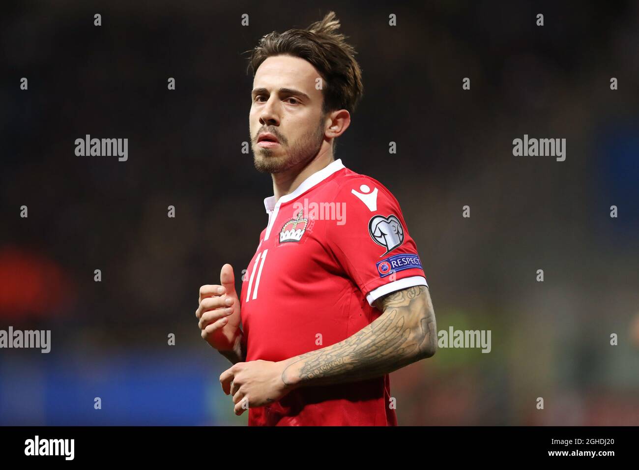 Dennis Salanovic Of Liechtenstein During The Uefa Euro Qualifying Group J Match At The Ennio Tardini Stadium Parma Italy Picture Date 26th March 19 Picture Credit Should Read Jonathan Moscrop Sportimage Via Dennis Salanovic Of Liechtenstein During The Uefa Euro Qualifying Group J Match At The Ennio Tardini Stadium Parma Italy Picture Date 26th March 19 Picture Credit Should Read Jonathan Moscrop Sportimage Via