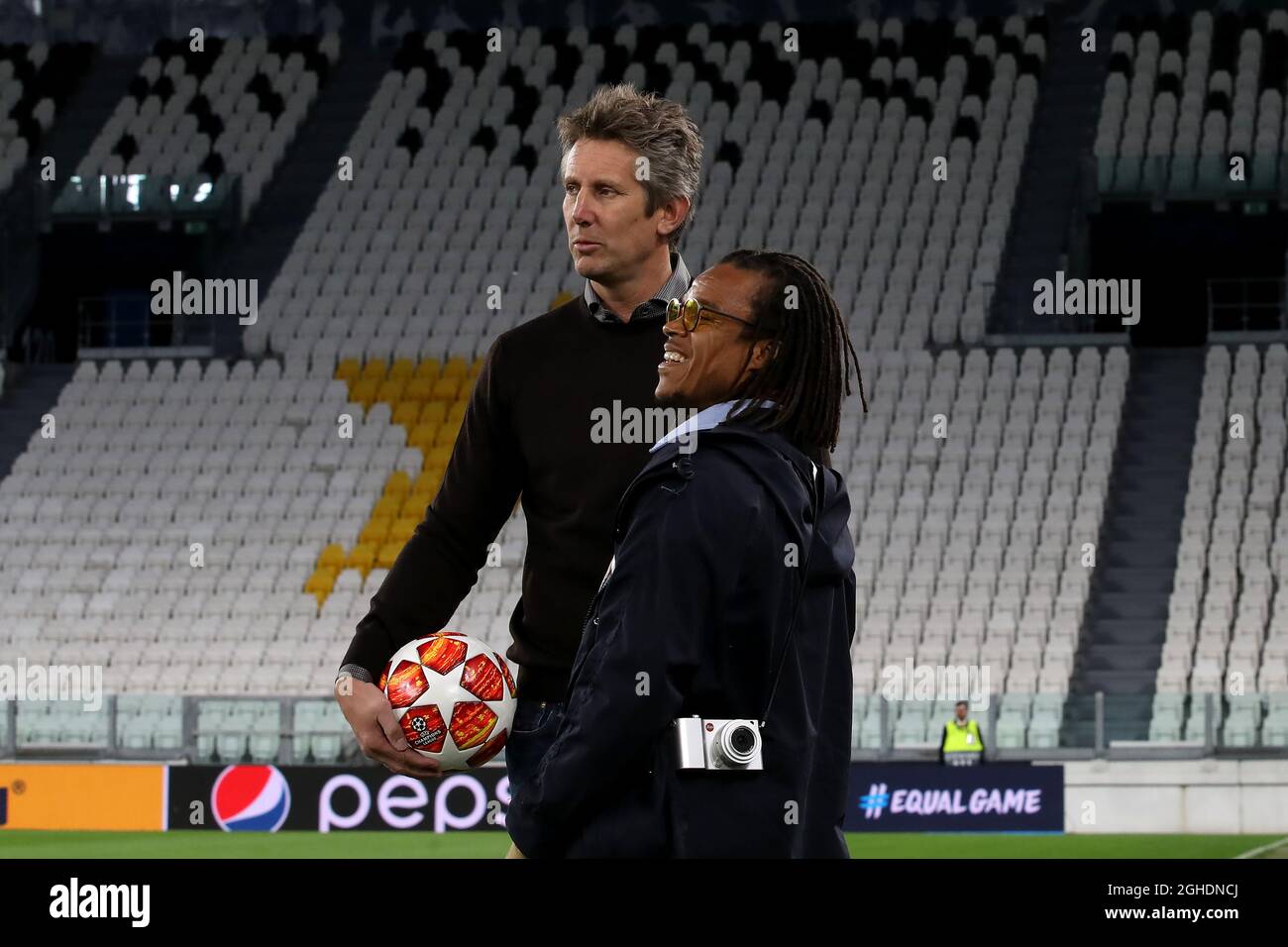 Edwin Van der Sar and Edgar Davids both former Juventus and Ajax ...
