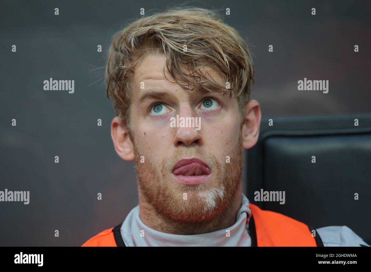 Filip Helander of Bologna during the Serie A match at Giuseppe Meazza, Milan. Picture date: 6th May 2019. Picture credit should read: Jonathan Moscrop/Sportimage via PA Images Stock Photo