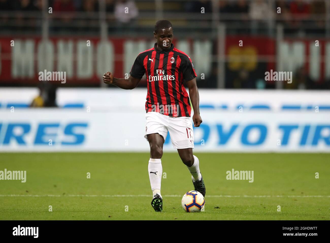 Cristian Zapata of AC Milan during the Serie A match at Giuseppe Meazza, Milan. Picture date: 6th May 2019. Picture credit should read: Jonathan Moscrop/Sportimage via PA Images Stock Photo