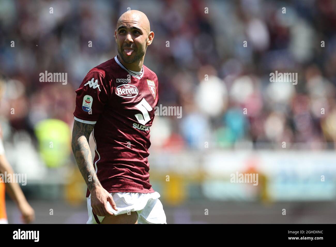 Santa Cristina Gherdeina, Italy. 24 July 2021. Lyanco Vojnovic of Torino FC  in action during the pre-season friendly football match between Torino FC  and SSV Brixen. Torino FC won 5-1 over SSV