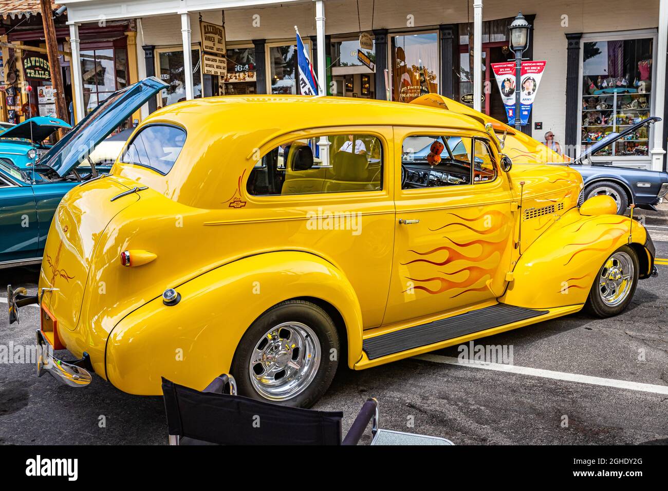 Virginia City, NV July 30, 2021 1939 Chevrolet Master Deluxe Town