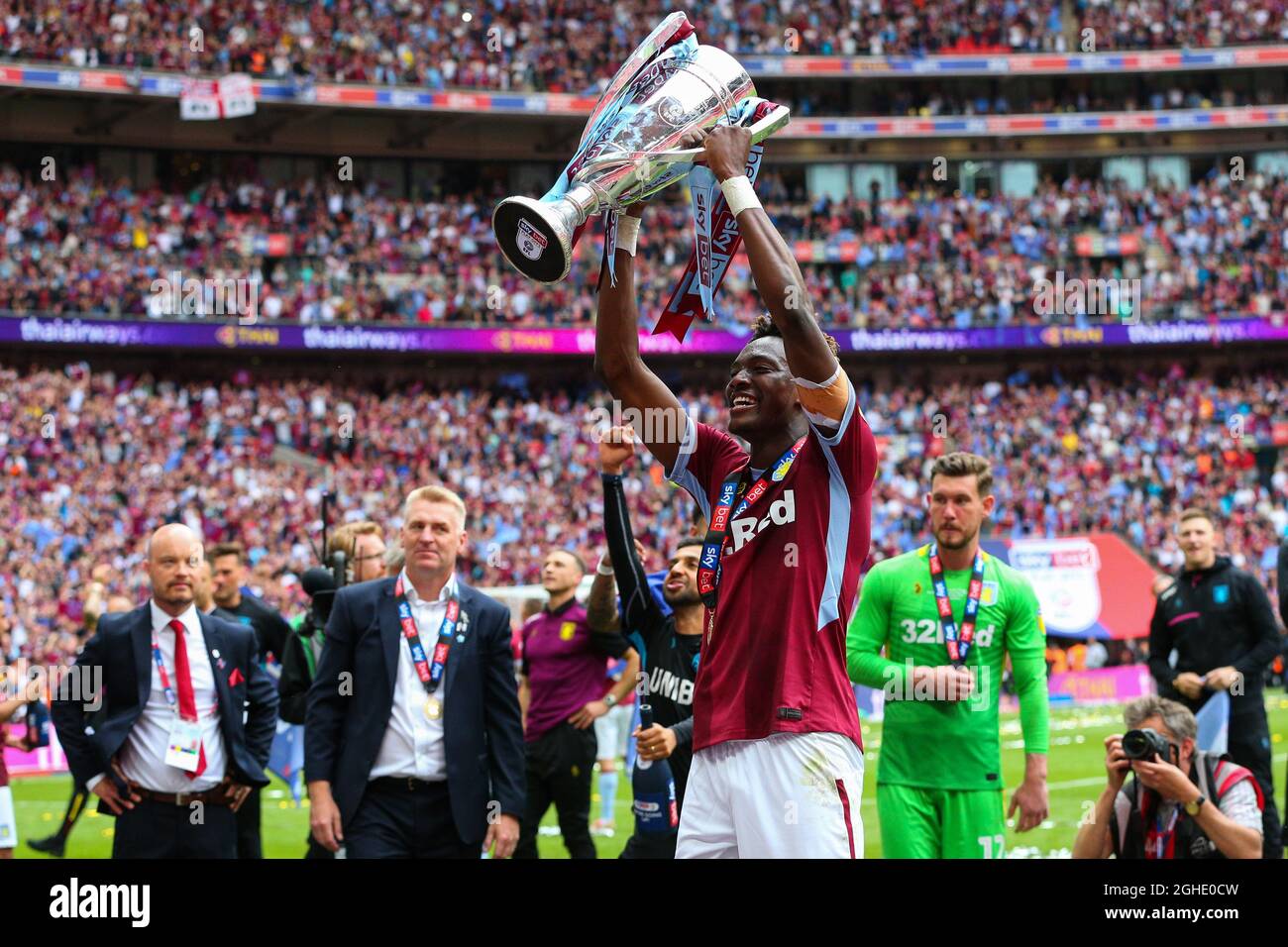 Tammy Abraham Aston Villa quadruple European celebration The Squad of the Season: Key Performers