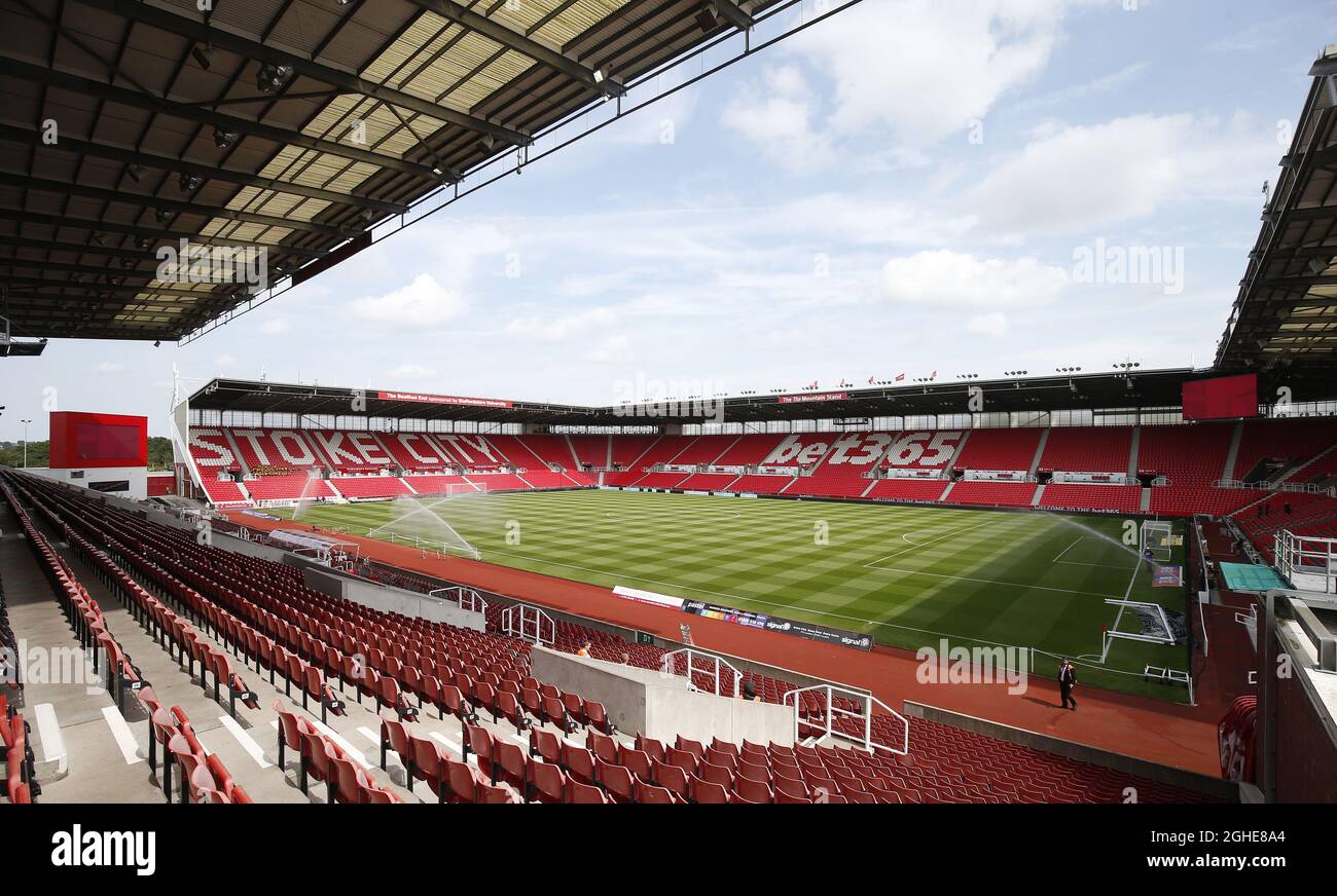 A general view of the ground before the Sky Bet Championship match at the Bet 365 Stadium, Stoke-on-Trent. Picture date: 3rd August 2019. Picture credit should read: Andrew Yates/Sportimage Stock Photo