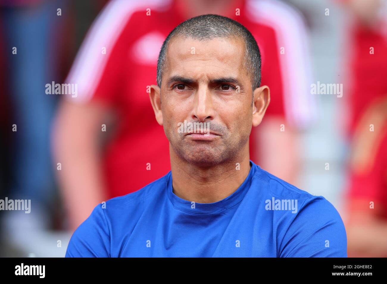 Nottingham Forest boss Sabri Lamouchi and Wigan defender Chey