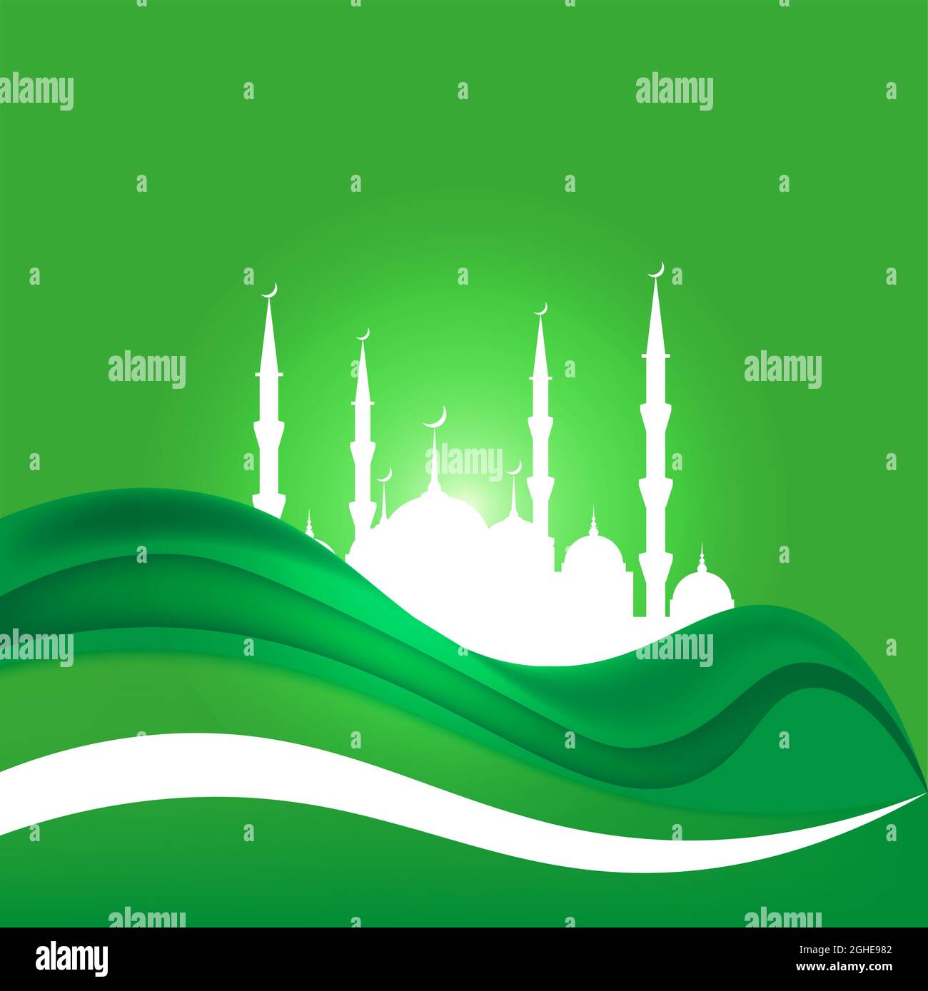 Mosque Letering Eid Al Adha. Lettering composition of moslim holy month with mosque ...