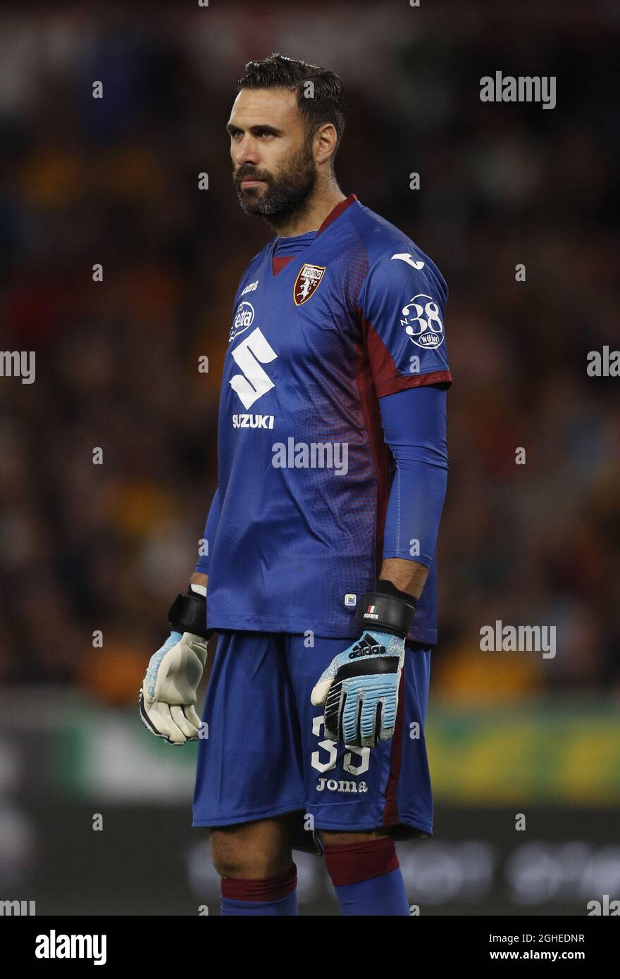 Salvatore Sirigu of Torino during the UEFA Europa League match at Molineux, Wolverhampton. Picture date: 29th August 2019. Picture credit should read: Darren Staples/Sportimage via PA Images Stock Photo